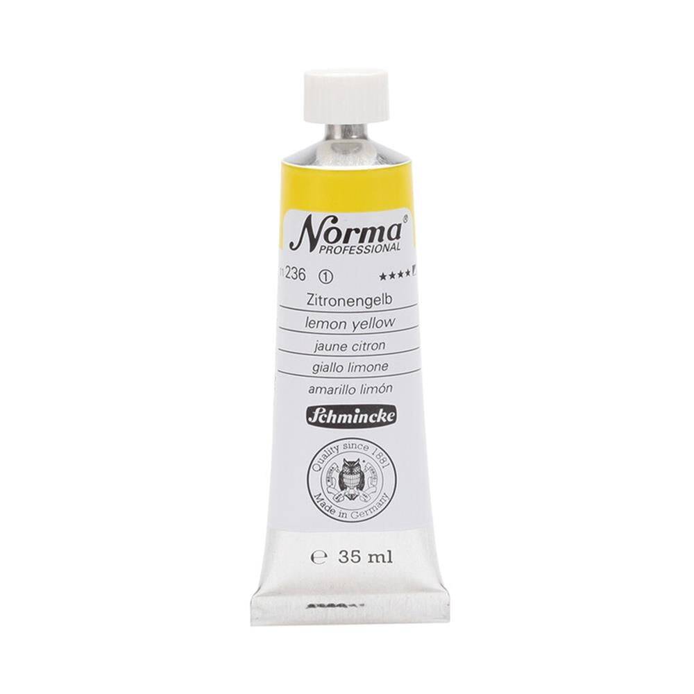 Schmincke Norma Professional Oil Paint Lemon Yellow 35 ml