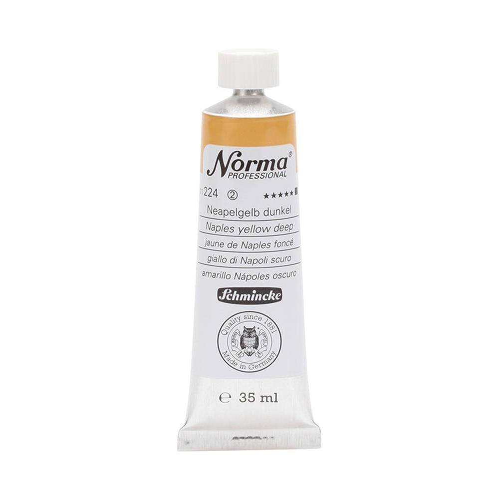Schmincke Norma Professional Oil Paint Naples Yellow Deep 35 ml