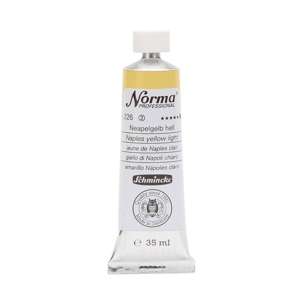 Schmincke Norma Professional Oil Paint Naples Yellow Light 35 ml