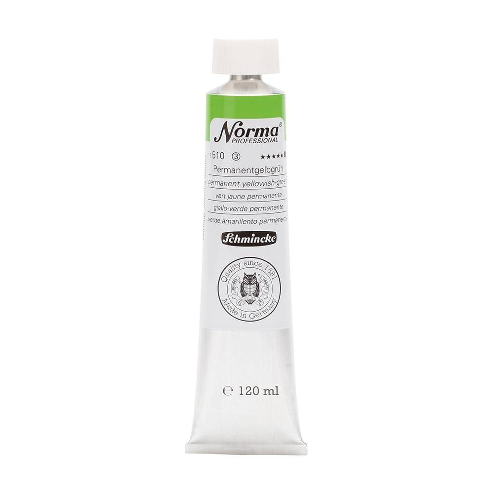 Schmincke Norma Profesyonel 120 ml 510 Permanent Yellowish-Green