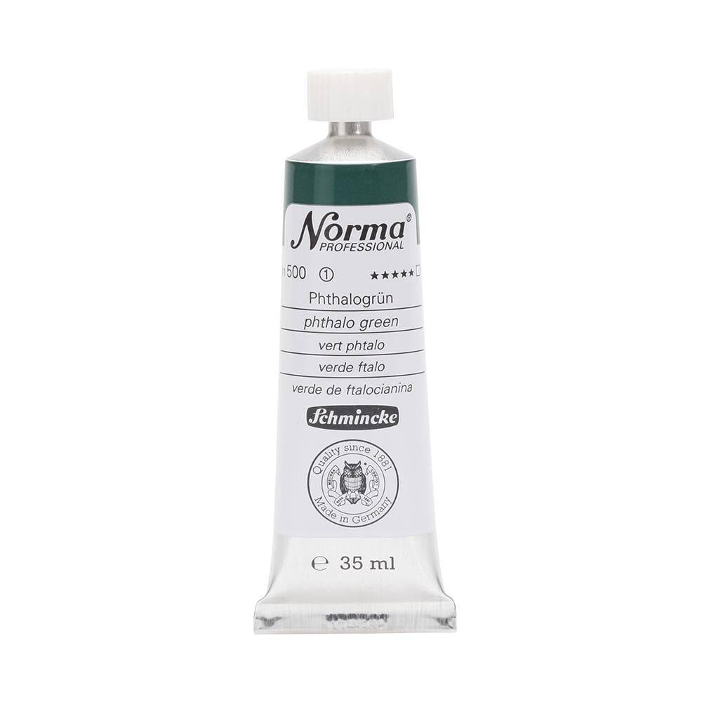 Schmincke Norma Profesyonel 35 ml 500 Phthalo Green