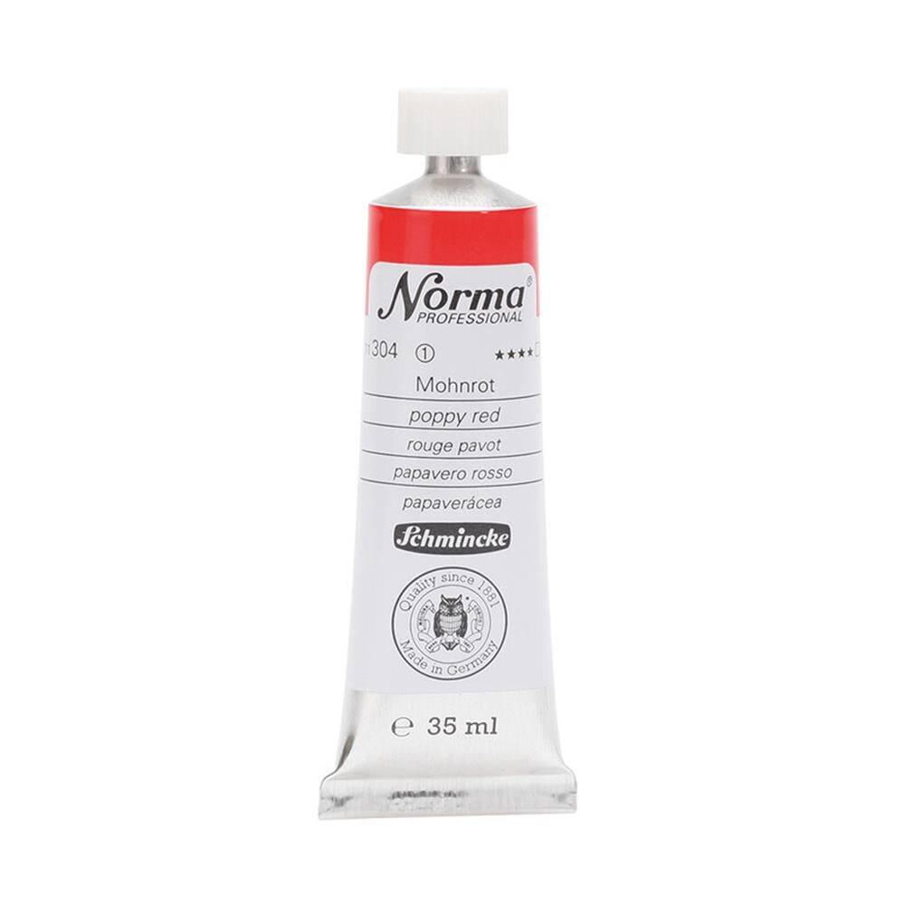 Schmincke Norma Professional Oil Paint Poppy Red 35 ml