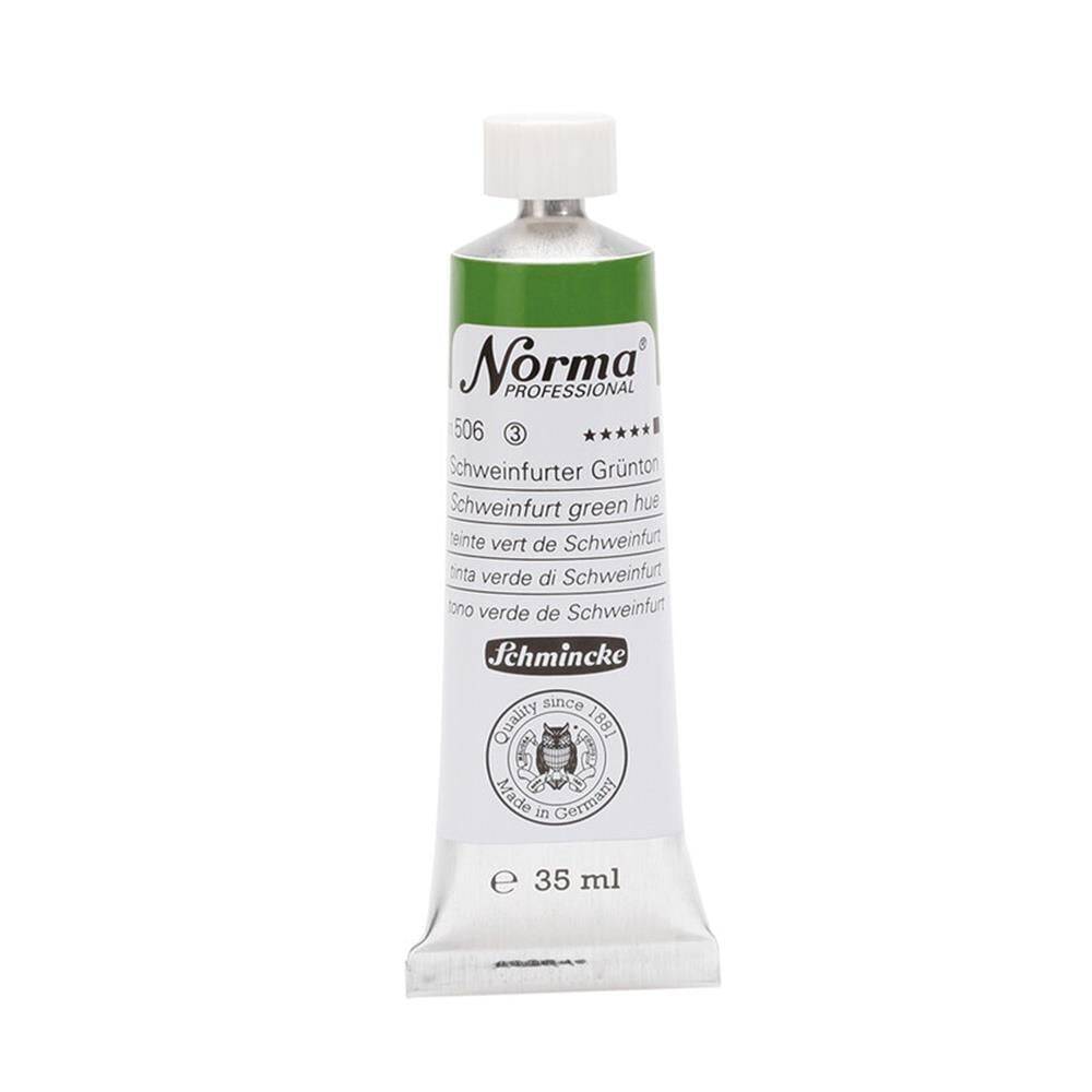 Schmincke Norma Profesyonel 35 ml 506 Schweinfurt Green Hue