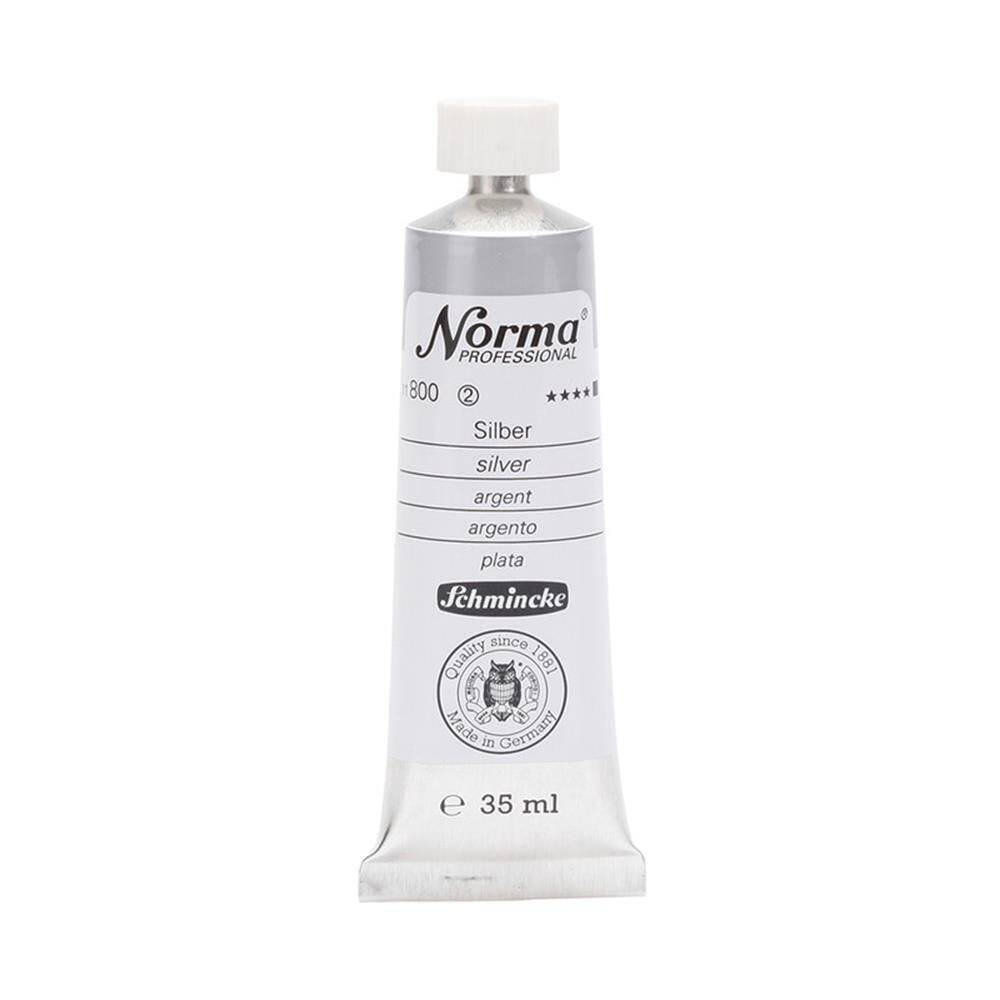 Schmincke Norma Professional Oil Paint Silver 35 ml