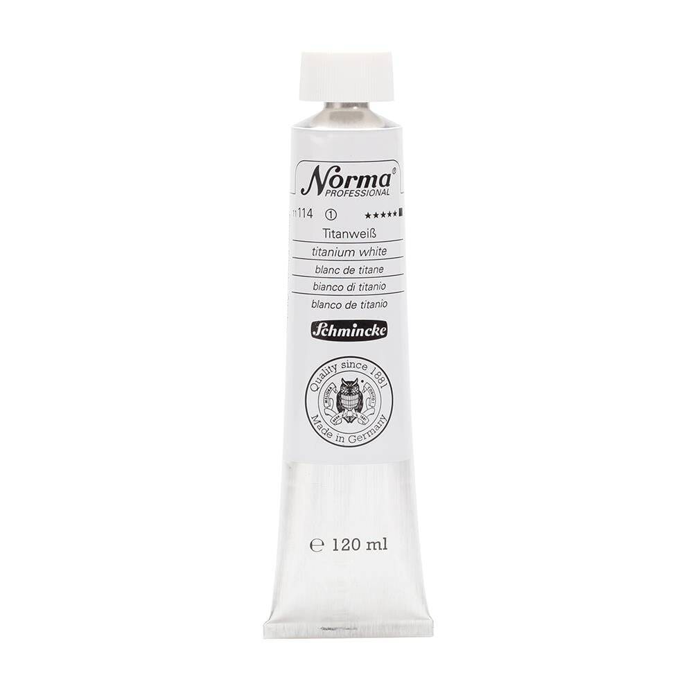 Schmincke Norma Professional Oil Paint Titanium White 120 ml