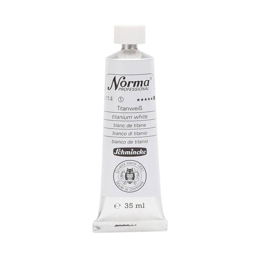 Schmincke Norma Professional Oil Paint Titanium White 35 ml
