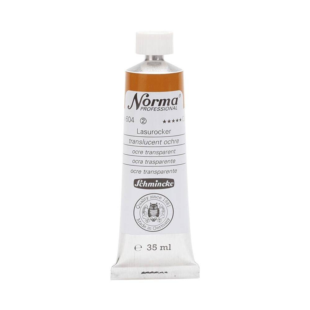 Schmincke Norma Profesyonel 35 ml 604 Translucent Ochre