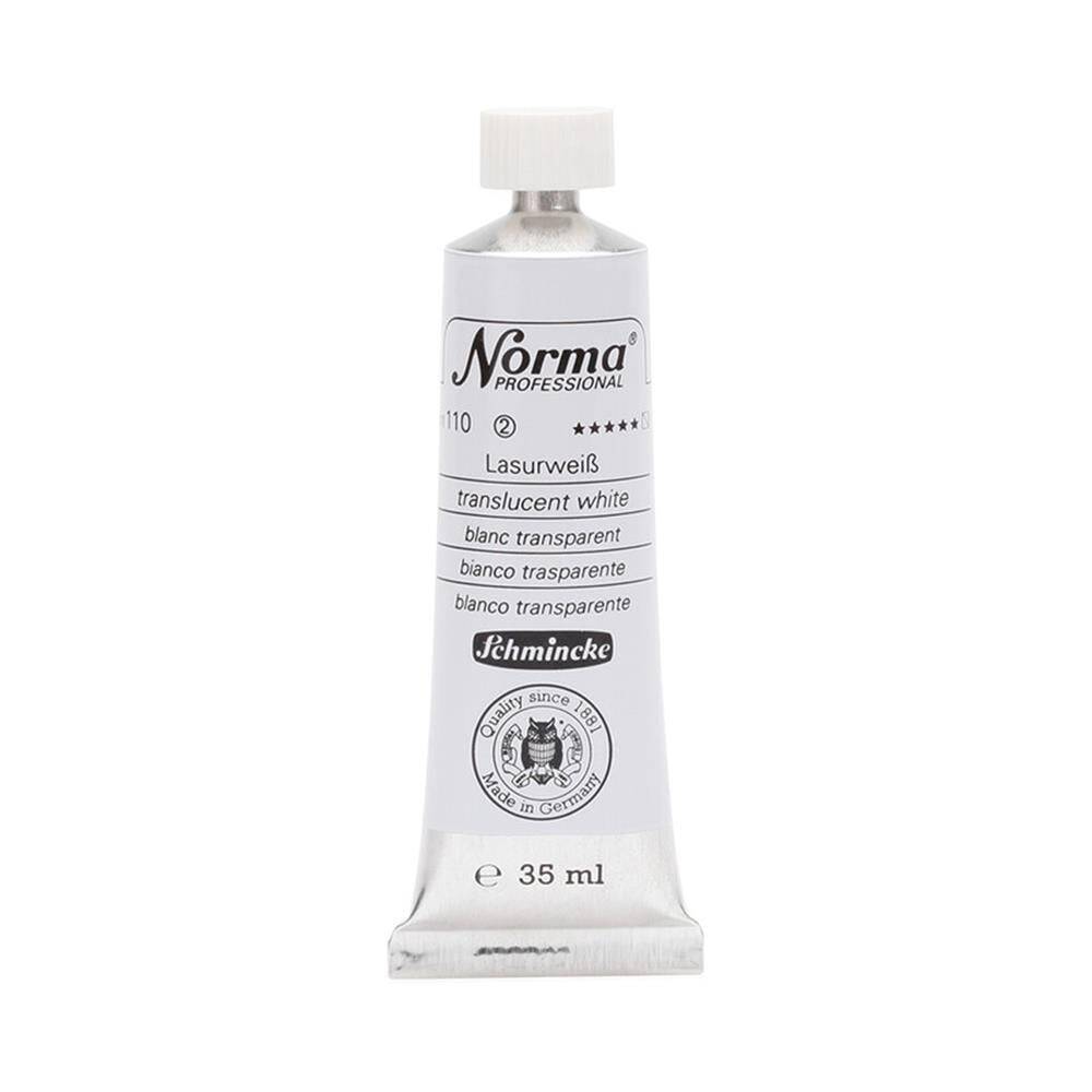 Schmincke Norma Profesyonel 35 ml 110 Translucent White
