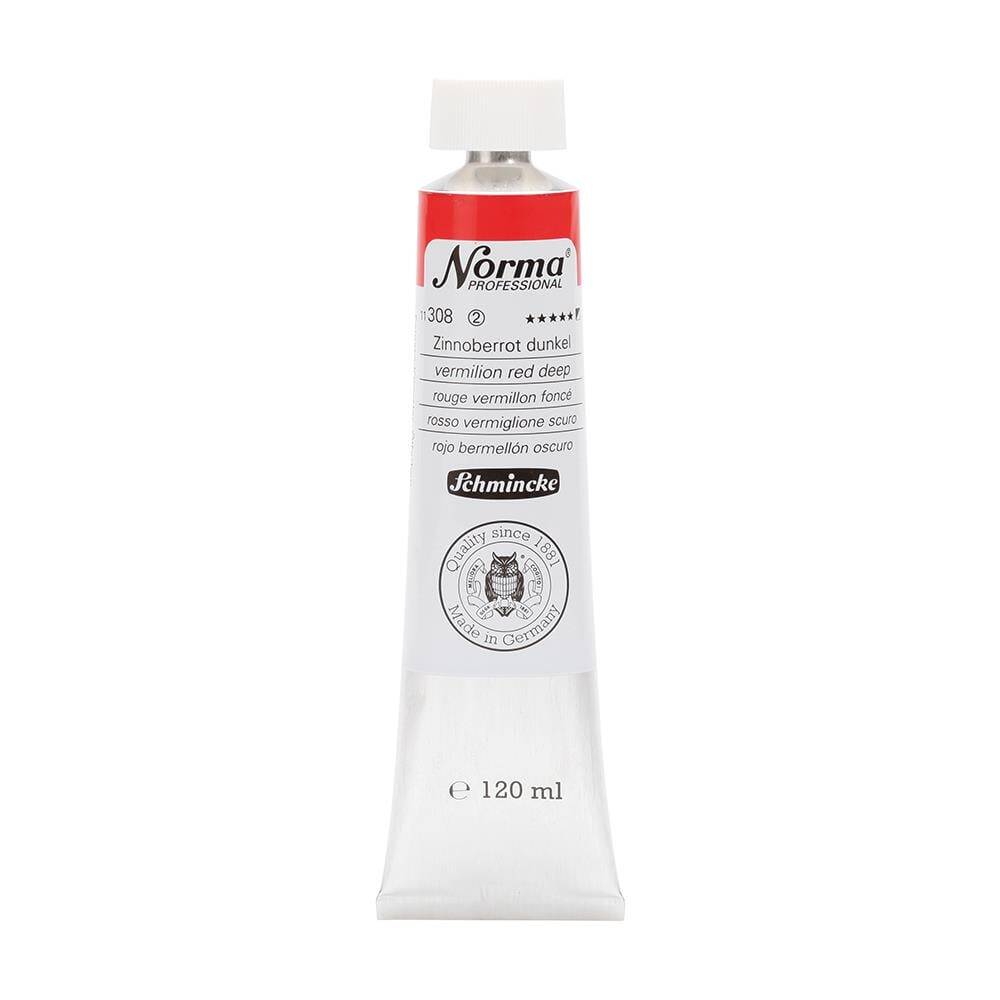 Schmincke Norma Professional Oil Paint Vermilion Red Deep 120 ml