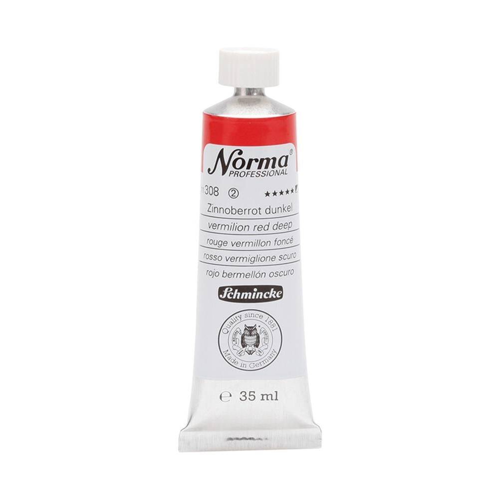 Schmincke Norma Professional Oil Paint Vermilion Red Deep 35 ml