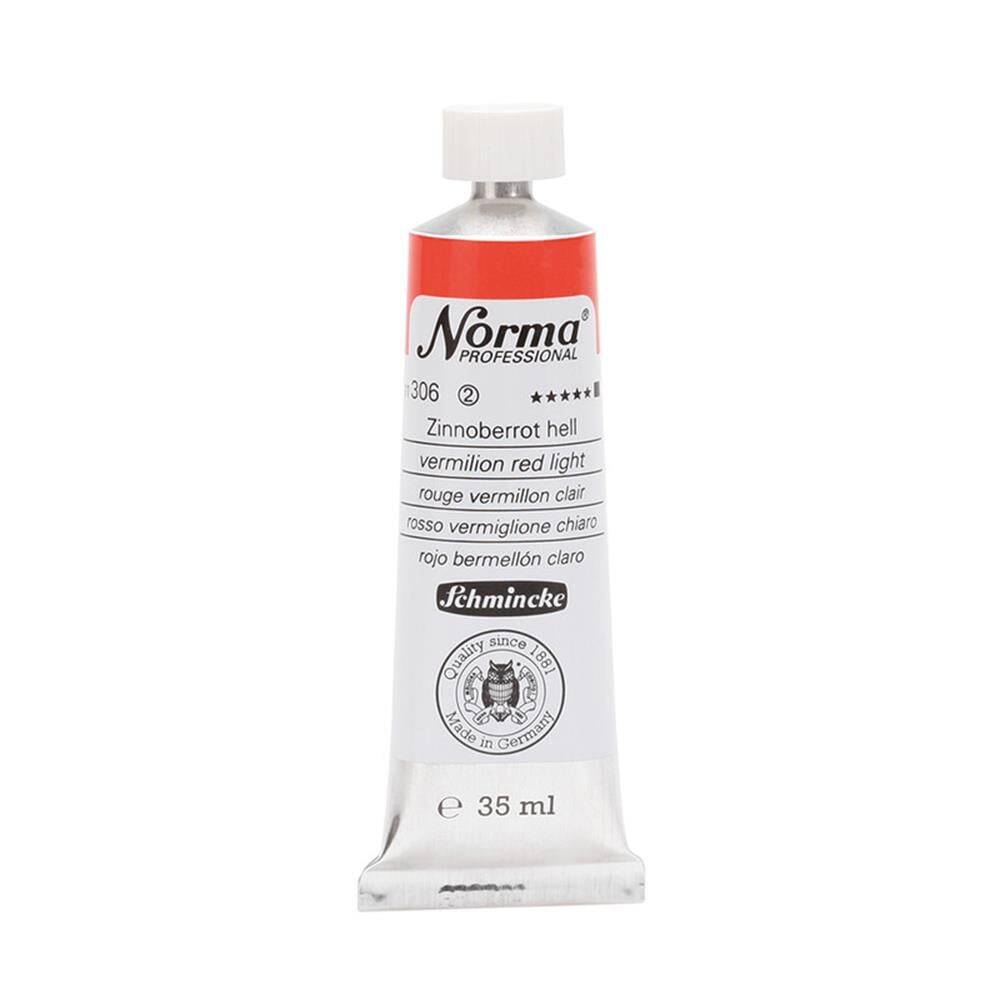 Schmincke Norma Professional Oil Paint Vermilion Red Light 35 ml
