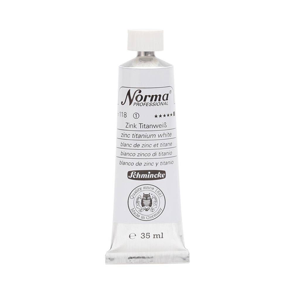 Schmincke Norma Professional Oil Paint Zinc Titanium White 35 ml
