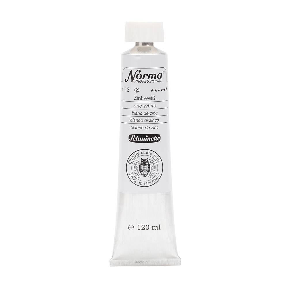 Schmincke Norma Professional Oil Paint Zinc White 120 ml