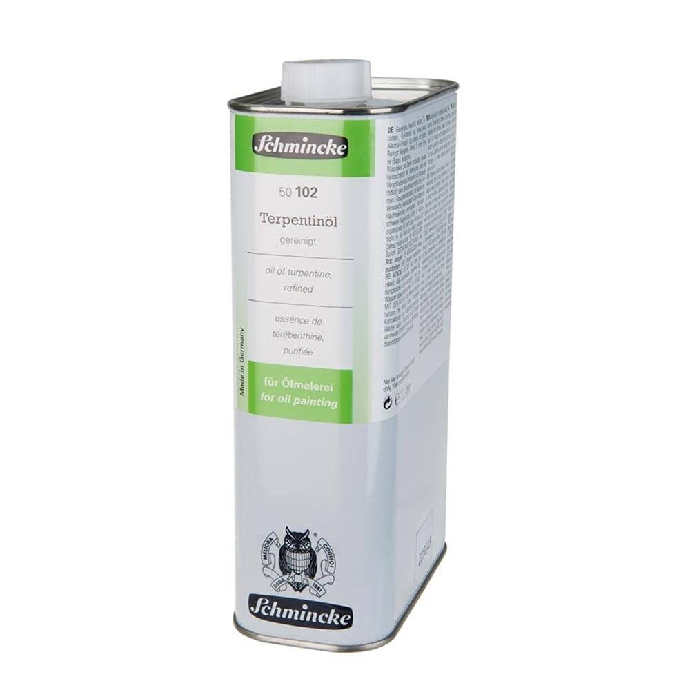 Schmincke Oil Of Turpentine Refined Turpentine Oil 1000 ml 50102
