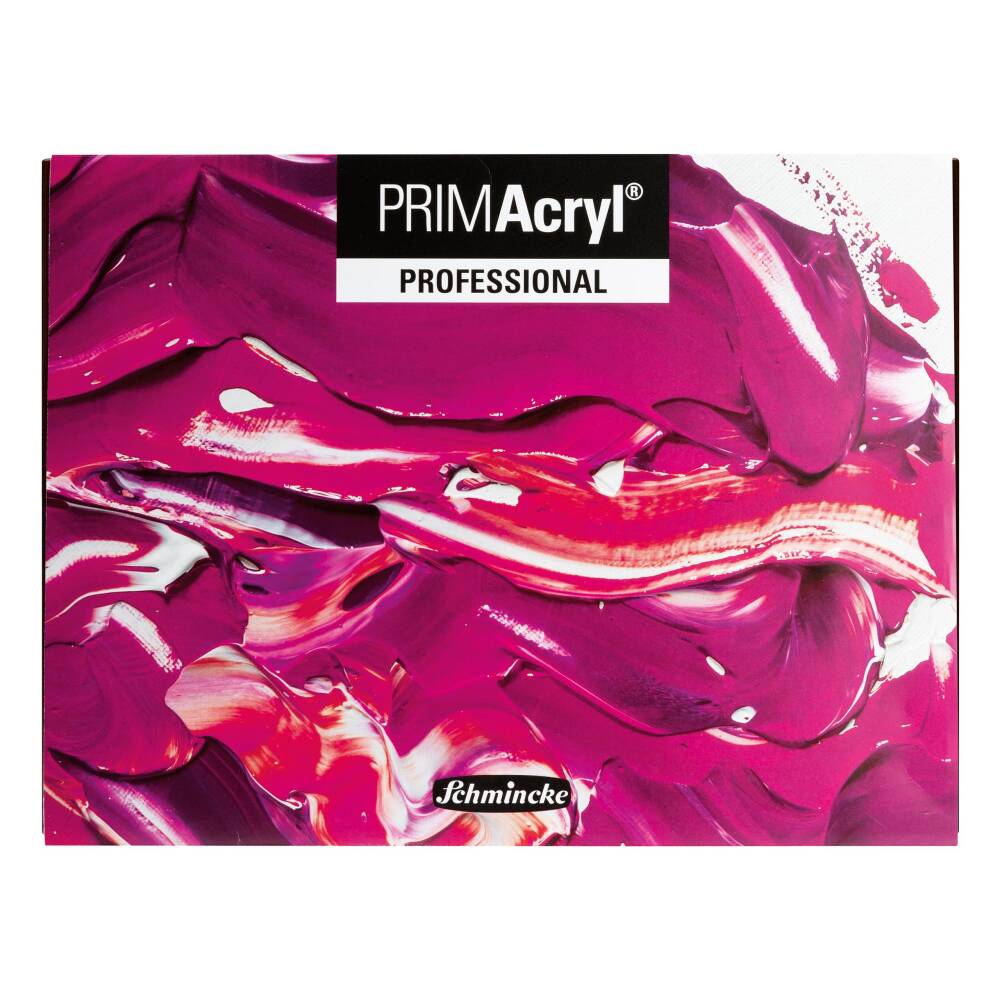 Schmincke Primacryl Artist Wooden Box Acrylic Paint Set 35 ml x 10 colors 150 white and Brush Gift