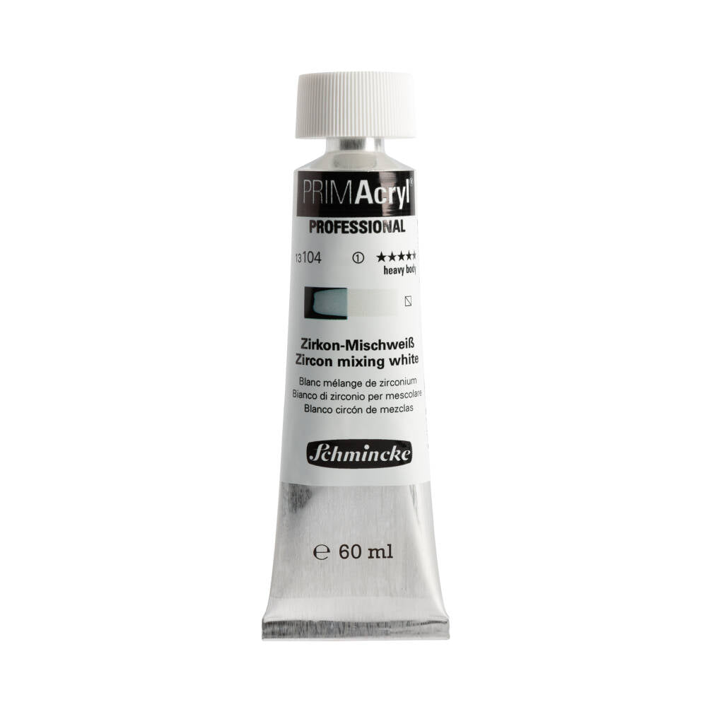 Schmincke Primacryl Artist Acrylic Paint 104 Zircon Mixing White 60 ml