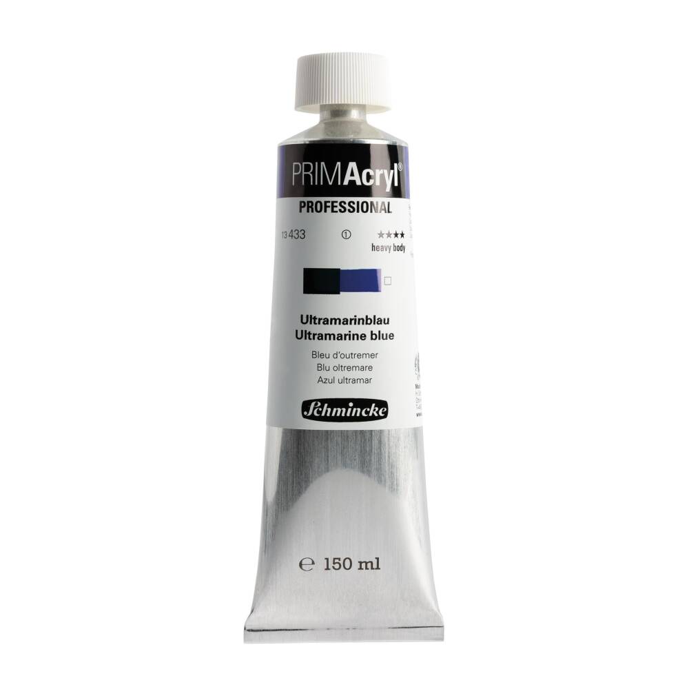 Schmincke Primacryl Artist Akrilik Boya 150 ml 433 Ultramarine Blue Seri 1