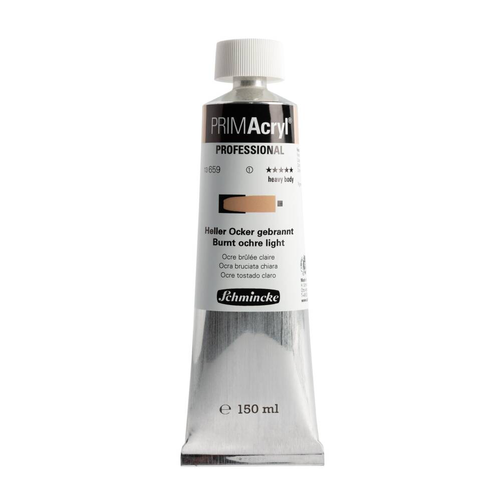 Schmincke Primacryl Artist Akrilik Boya 150 ml 659 Burnt Ochre Light Seri 1