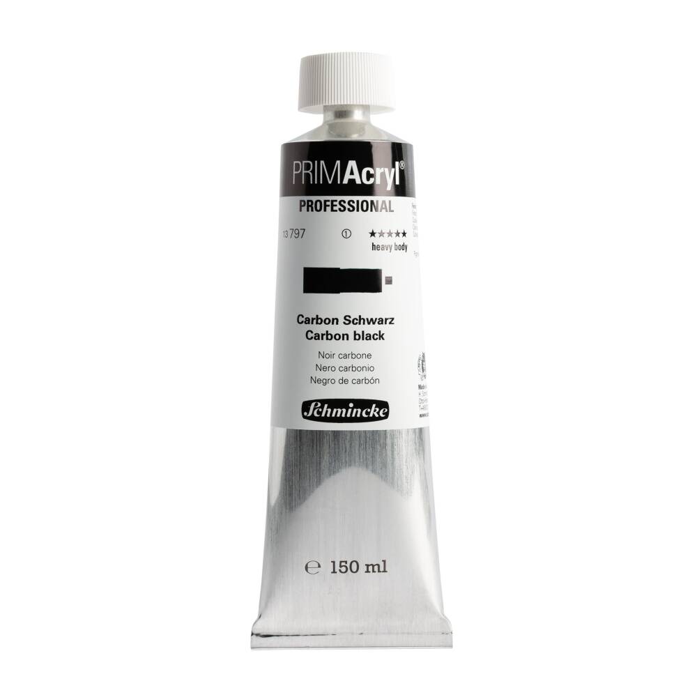 Schmincke Primacryl Artist Akrilik Boya 150 ml 797 Carbon Black Seri 1