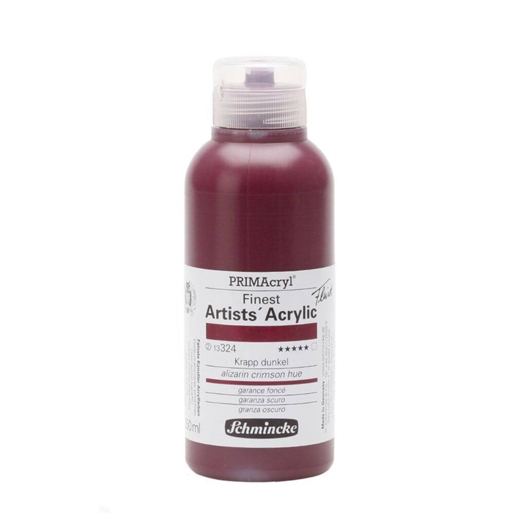 Schmincke Primacryl Artist Akrilik Boya 150 ml 324 Alizarine Crimson Hue Seri 2