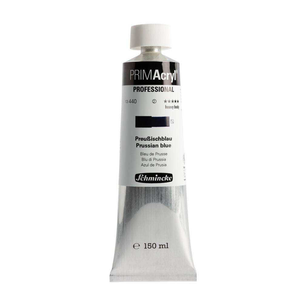 Schmincke Primacryl Artist Acrylic Paint 150 ml Series 2 440 Prussian Blue