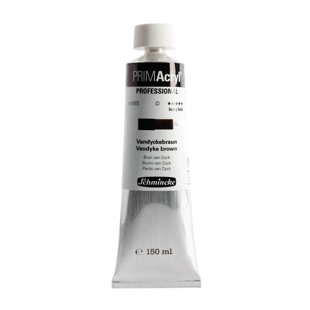 Schmincke Primacryl Artist Akrilik Boya 150 ml 685 Vandyke Brown Seri 2