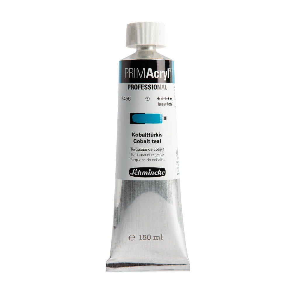 Schmincke Primacryl Artist Akrilik Boya 150 ml Seri 3 456 Cobalt Turquoise