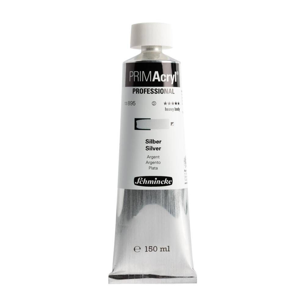 Schmincke Primacryl Artist Akrilik Boya 150 ml 895 Silver Seri 3