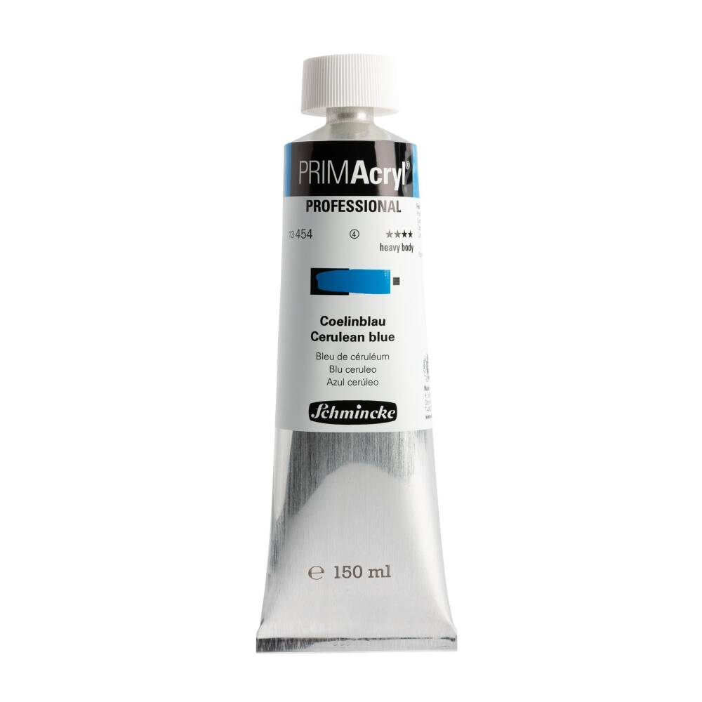 Schmincke Primacryl Artist Akrilik Boya 150 ml 454 Cerulean Blue Seri 4