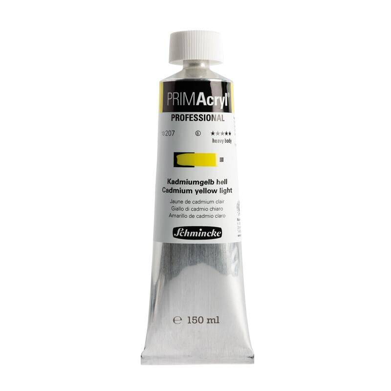 Schmincke Primacryl Artist Acrylic Paint 150 ml Series 6 207 Cadmium Yellow Light