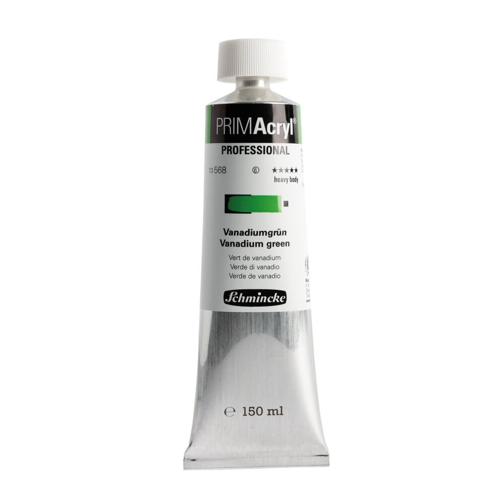 Schmincke Primacryl Artist Akrilik Boya 150 ml 568 Vanadium Green Seri 6