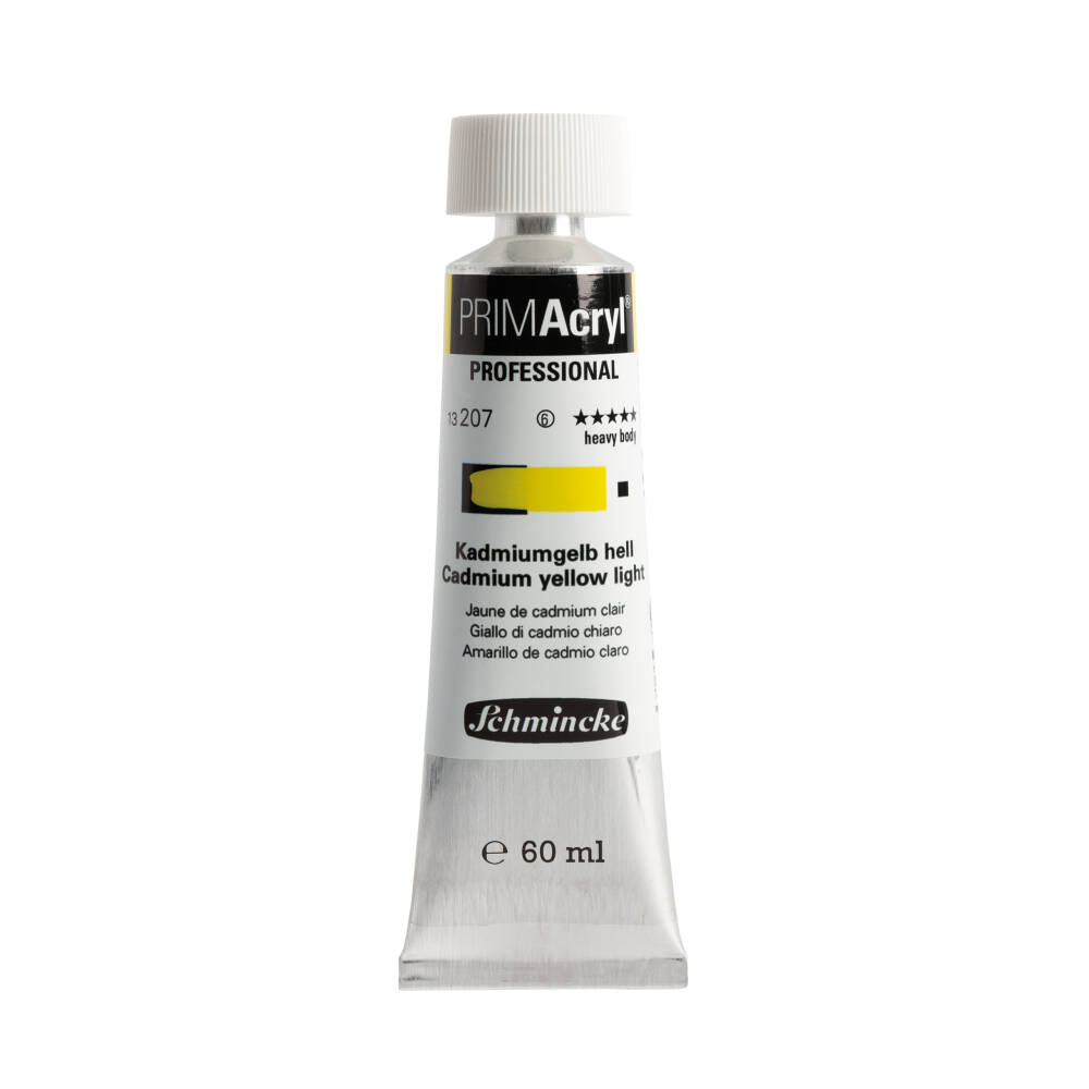 Schmincke Primacryl Artist Acrylic Paint 207 Cadmium Yellow Light 60 ml