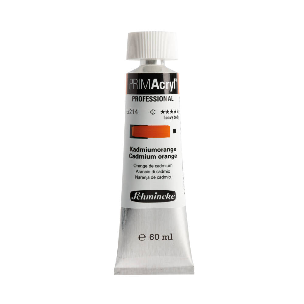 Schmincke Primacryl Artist Acrylic Paint 214 Cadmium Orange 60 ml