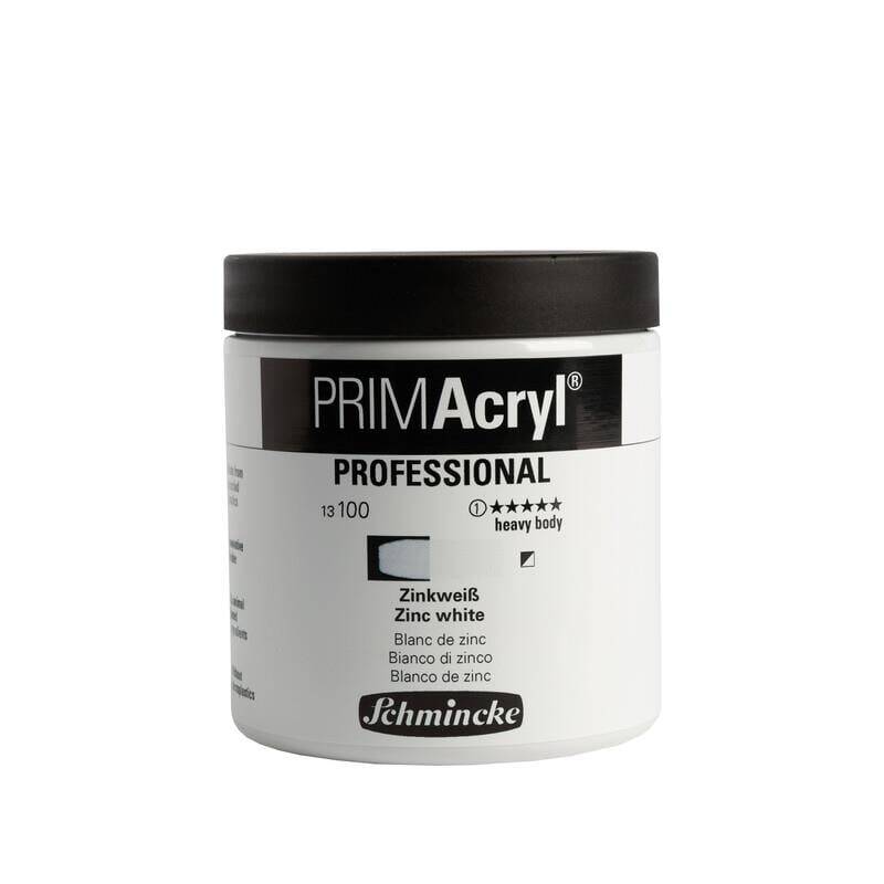 Schmincke Primacryl Artist Akrilik Boya 237 ml 100 Zinc White Seri 1