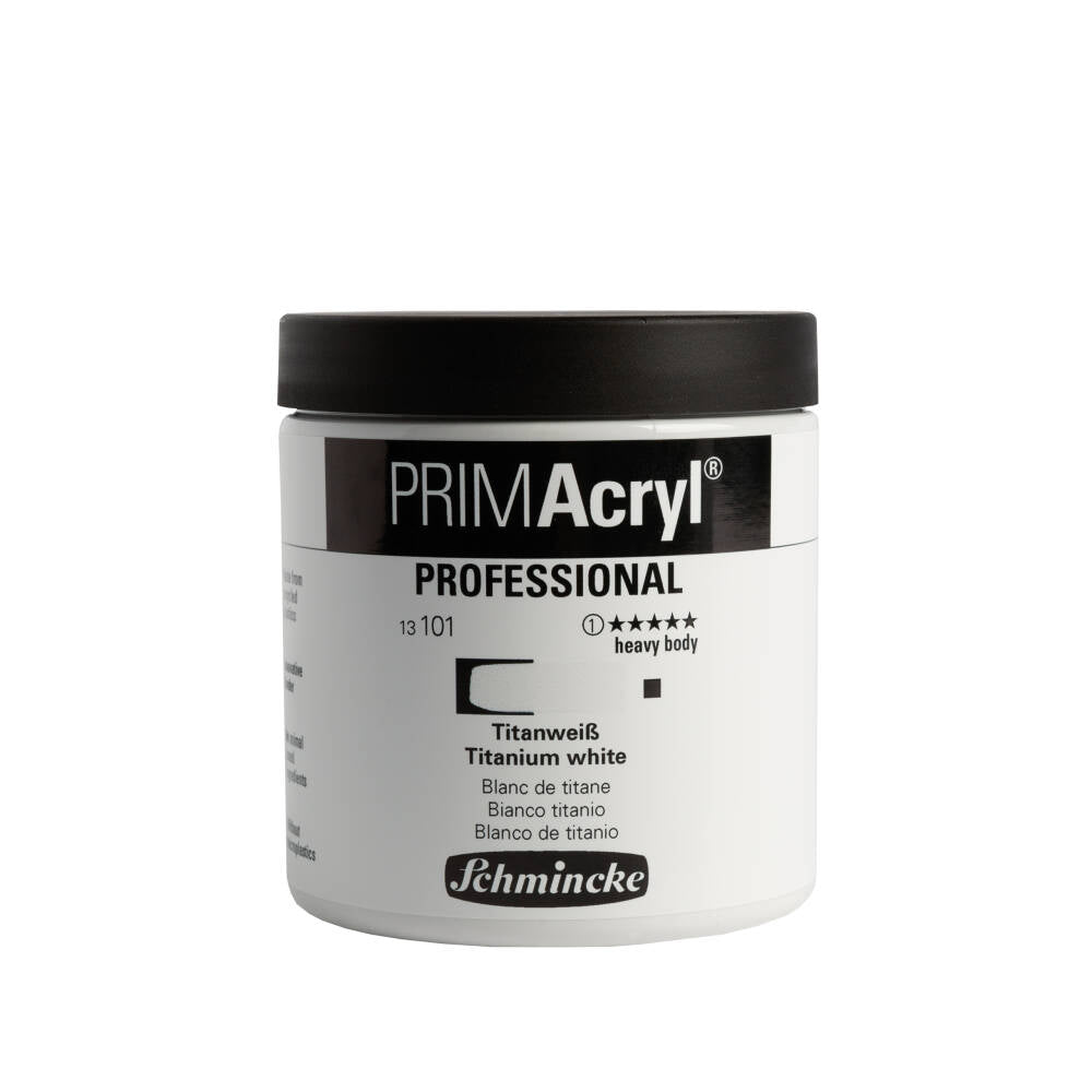 Schmincke Primacryl Artist Acrylic Paint 237 ml Series 1 101 Titanium white
