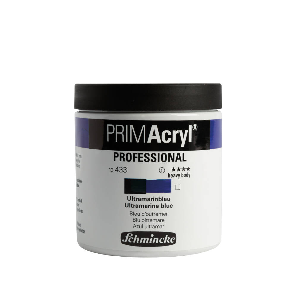 Schmincke Primacryl Artist Acrylic Paint 237 ml Series 1 433 Ultramarine blue