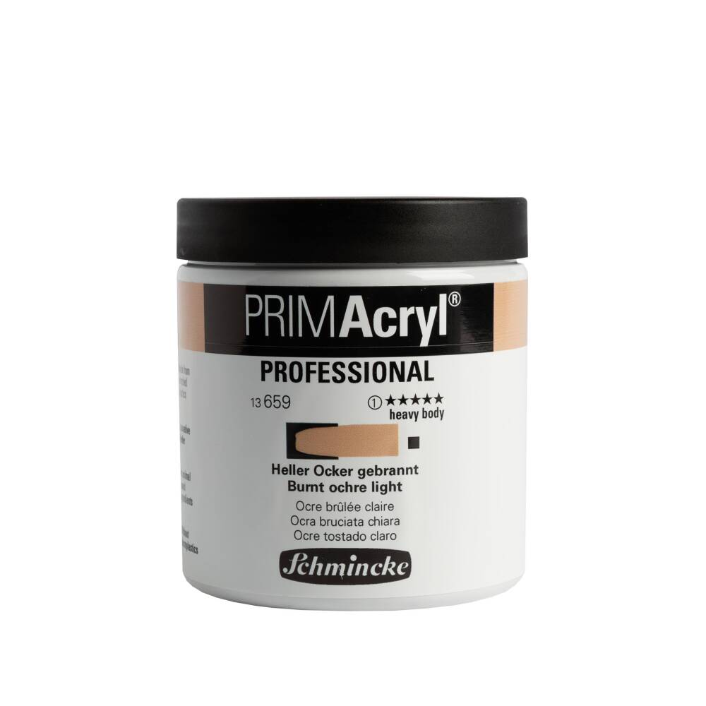 Schmincke Primacryl Artist Akrilik Boya 237 ml 659 Burnt Ochre Light Seri 1