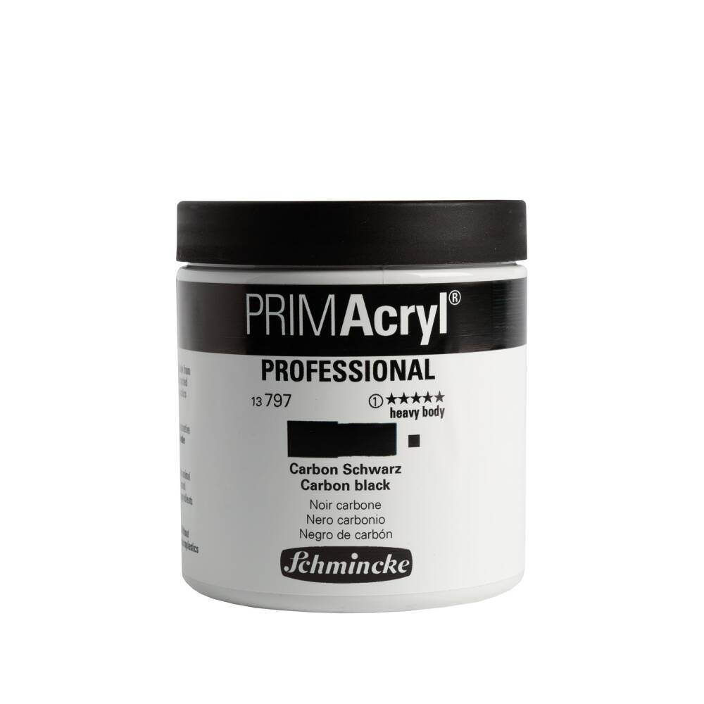 Schmincke Primacryl Artist Akrilik Boya 237 ml 797 Carbon Black Seri 1
