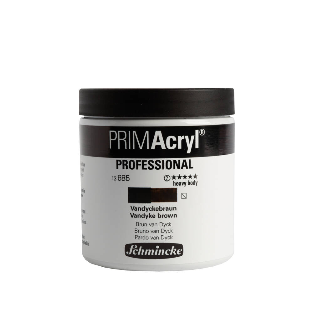 Schmincke Primacryl Artist Akrilik Boya 237 ml 685 Vandyke brown Seri 2
