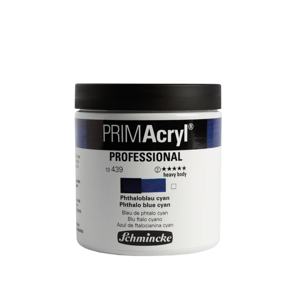 Schmincke Primacryl Artist Akrilik Boya 237 ml 439 Phthalo blue cyan Seri 3