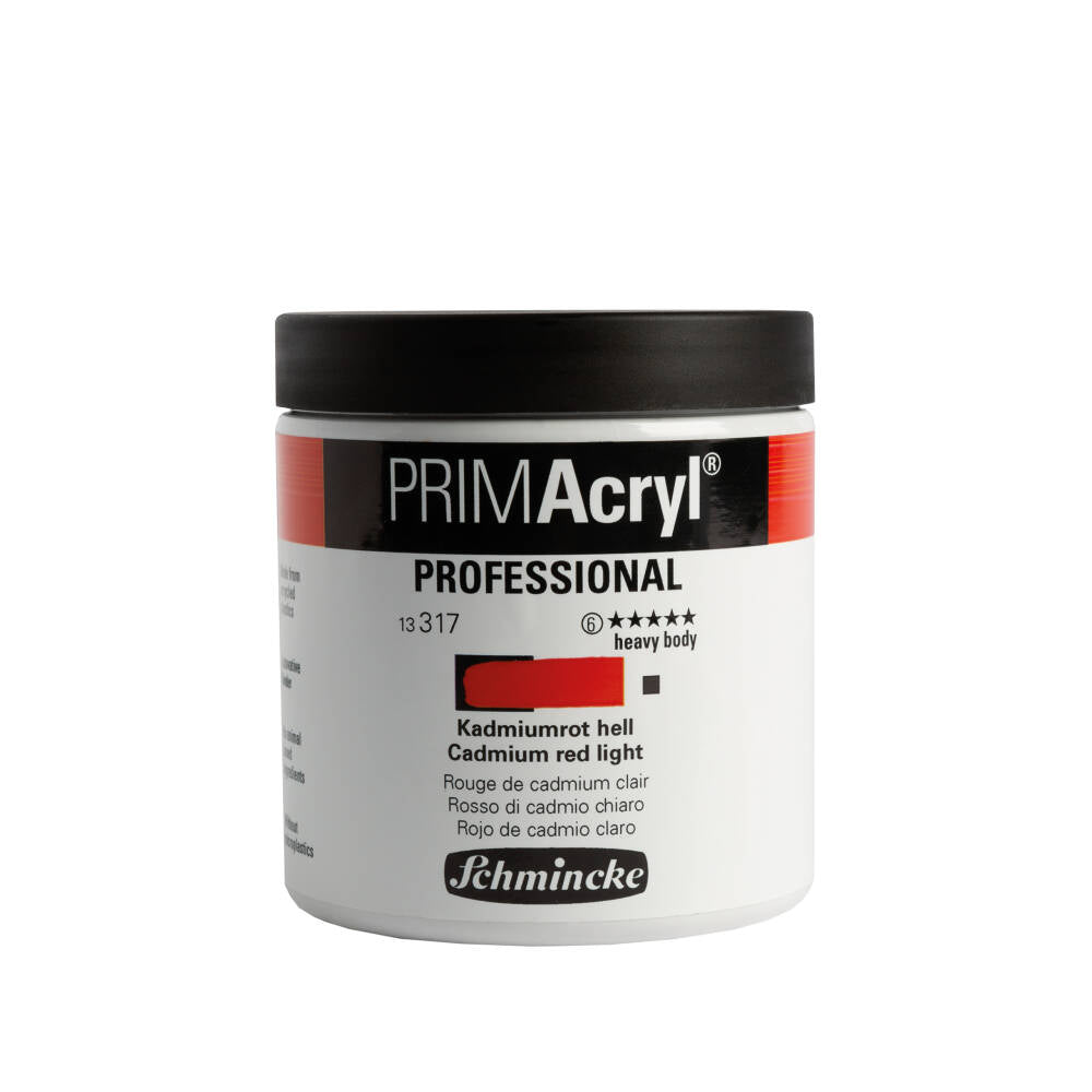 Schmincke Primacryl Artist Acrylic Paint 237 ml Series 6 317 Cadmium red light