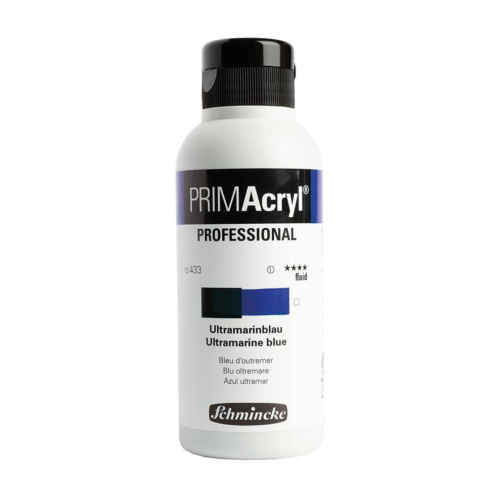 Schmincke Primacryl Artist Akrilik Boya 250 ml 433 Ultramarine Blue Seri 1