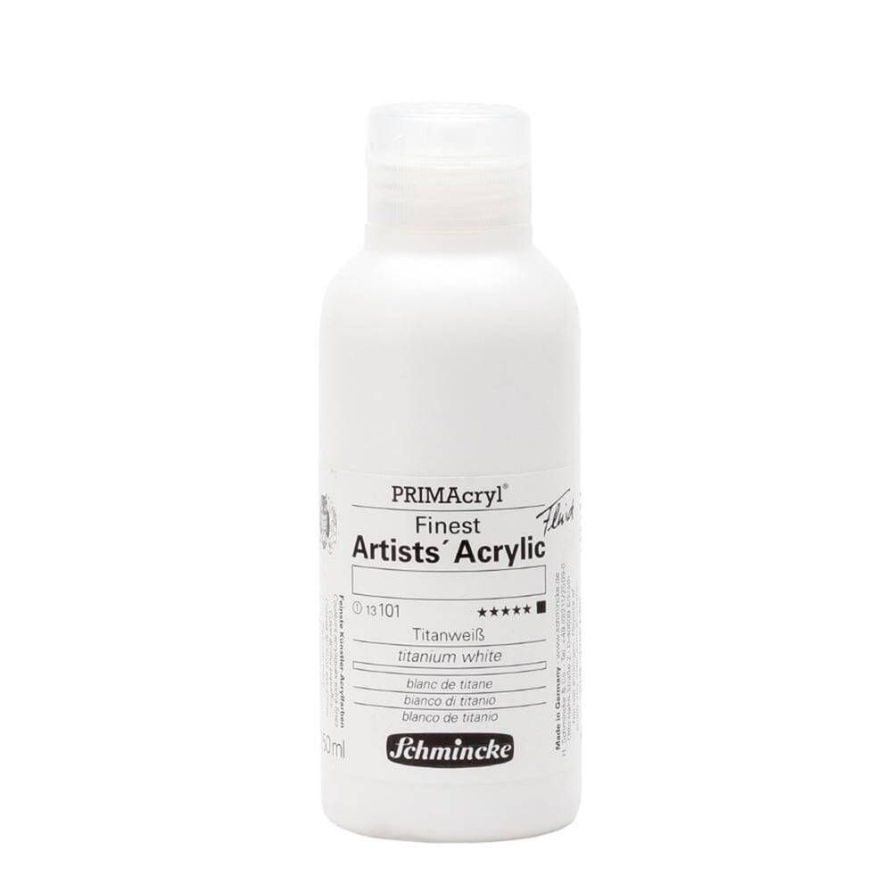 Schmincke Primacryl Artist Akrilik Boya 250 ml 101 Titanium White  Seri 1