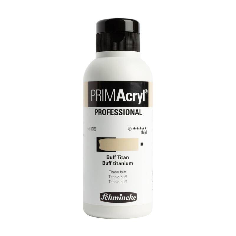 Schmincke Primacryl Artist Akrilik Boya 250 ml 106 Buff Titanium Fluid Seri 1
