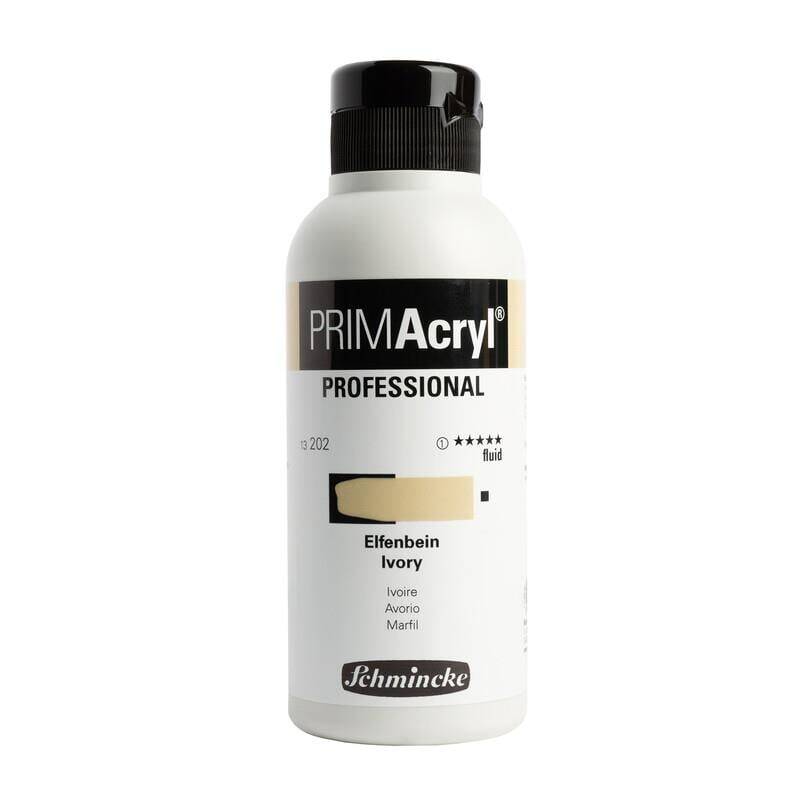 Schmincke Primacryl Artist Acrylic Paint 250 ml Series 1 202 Ivory Fluid