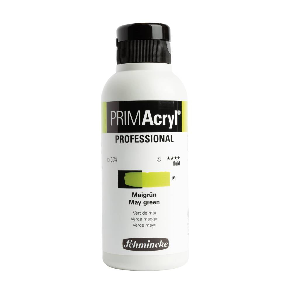Schmincke Primacryl Artist Akrilik Boya 250 ml 574 May Green Fluid Seri 1