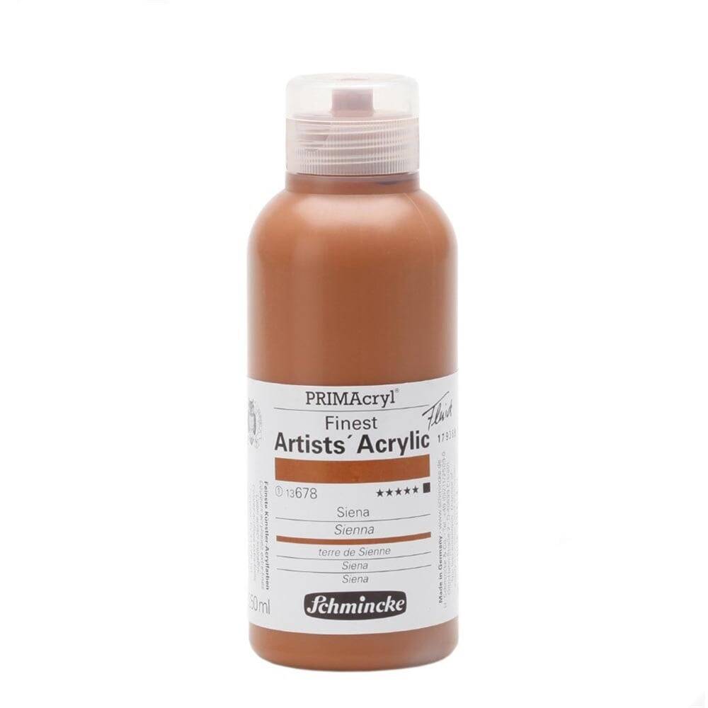 Schmincke Primacryl Artist Akrilik Boya 250 ml 678 Sienna  Seri 1