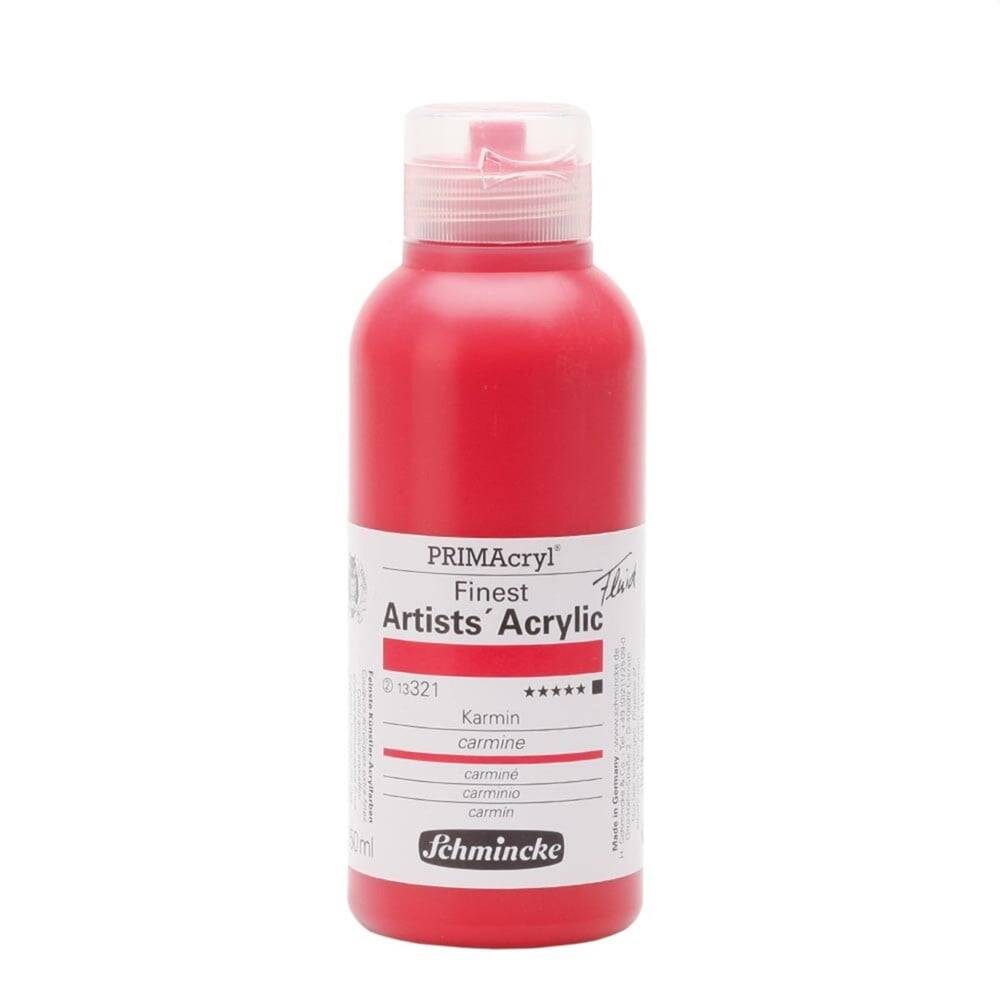 Schmincke Primacryl Artist Akrilik Boya 250 ml 321 Carmine  Seri 2