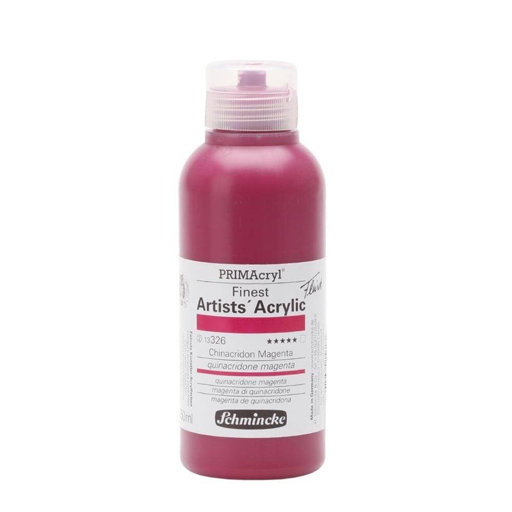 Schmincke Primacryl Artist Akrilik Boya 250 ml 326 Quinacridone Magenta  Seri 4