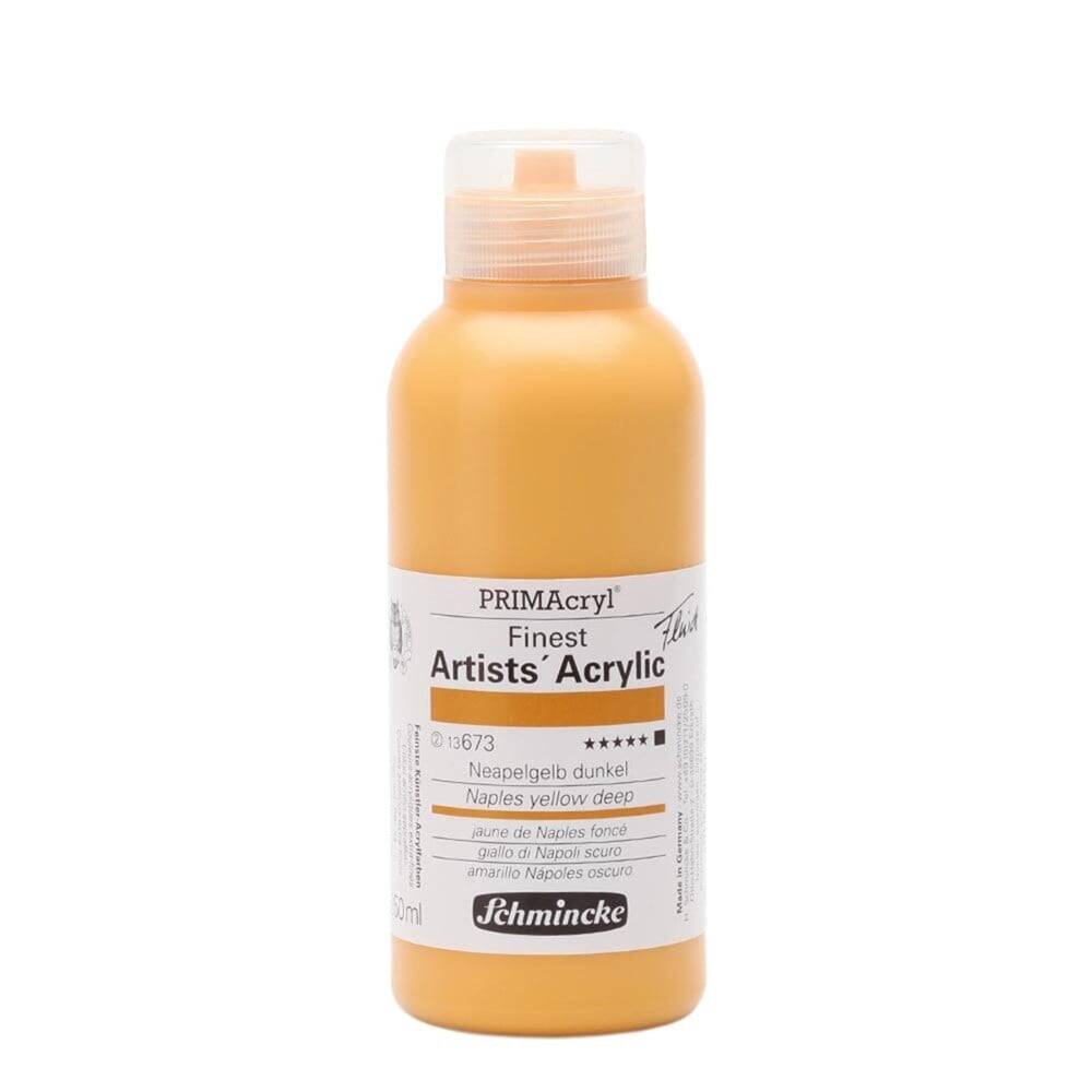 Schmincke Primacryl Artist Akrilik Boya 250 ml 673 Naples Yellow Deep Seri 2